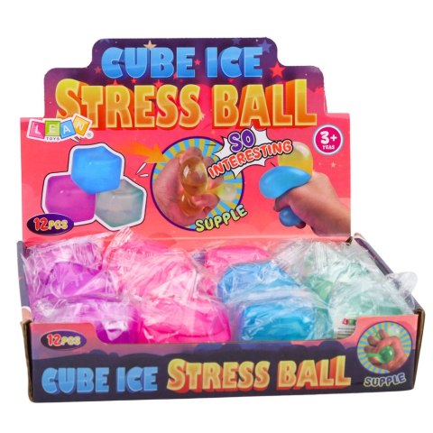 Gniotek Antystresowy Kostka Lodu Squishy Ze Szronem 5,5cm LEAN TOYS