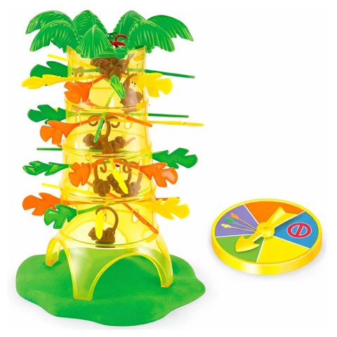 Gra Zręcznościowa Rodzinna Spadające Małpki Drzewo Palma Koło Losujące