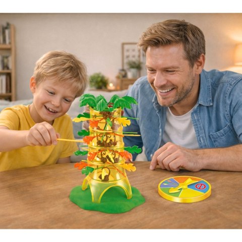 Gra Zręcznościowa Rodzinna Spadające Małpki Drzewo Palma Koło Losujące