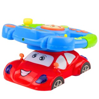 Kierownica Edukacyjna Interaktywna Muzyczna Symulator z Projektorem LEAN Toys