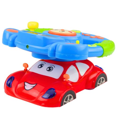 Kierownica Edukacyjna Interaktywna Muzyczna Symulator z Projektorem LEAN Toys