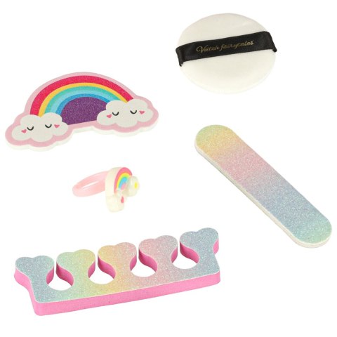 Kosmetyki do makijażu make up lakiery kosmetyczka spódniczka zestaw 22 elementy Kik Sp. z o. o. Sp. k.