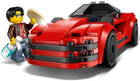 LEGO City 60448 - Czerwony samochód sportowy