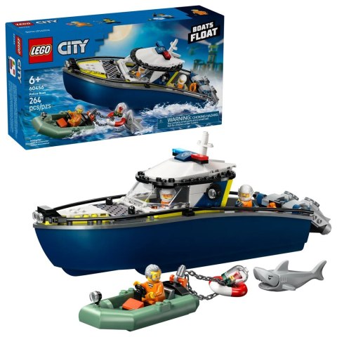 LEGO City 60456 - Pościg łodzią policyjną