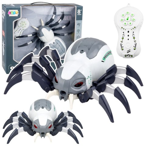 Pająk Robot Zdalnie Sterowany RC Efekt Dymu Światła Dźwięki LEAN Toys
