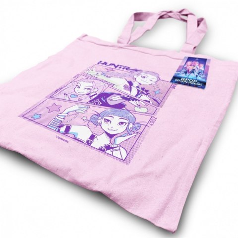 Torba bawełniana różowa K-POP Demon Hunters Kids Euroswan