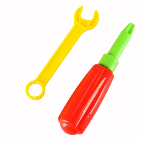 Wkrętarka wiertarka śrubki klocki konstrukcyjne zestaw majsterkowicza walizka 261 elementów Kik Sp. z o. o. Sp. k.