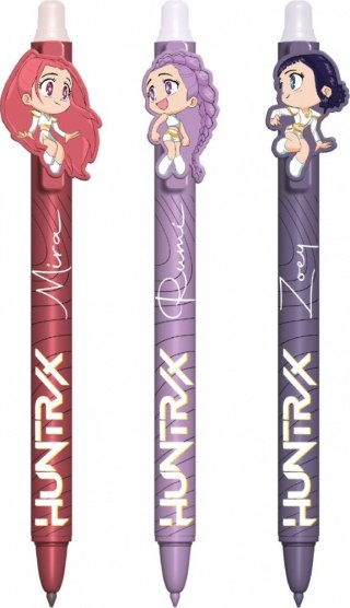 Zestaw 3 długopisy wymazywalne K-POP Demon Hunters Kids Euroswan