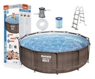 Basen Ogrodowy Stelażowy 366 x 100 cm Bestway 56709 Bestway