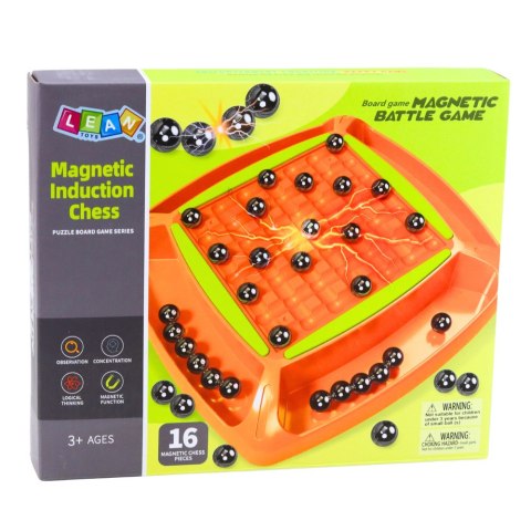 Gra Rodzinna Strategiczna Kamienie Magnetyczne Plansza 16 el. LEAN Toys