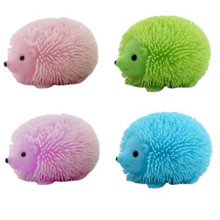 Jeżyk Do Ugniatania Ściskania Świecący Gniotek Antystresowy Mix LEAN TOYS