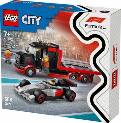 Klocki City 60493 Ciężarówka F1 z bolidem Audi F1 LEGO