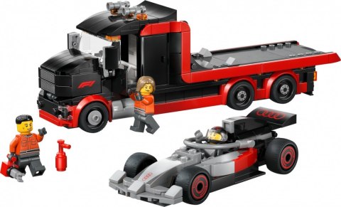 Klocki City 60493 Ciężarówka F1 z bolidem Audi F1 LEGO
