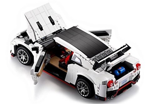 Klocki Konstrukcyjne Samochód Sportowy Biały 1322 el. CaDA
