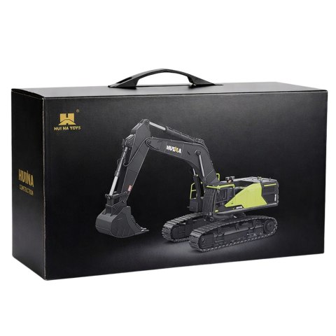 Koparka Gąsienicowa Zdalnie Sterowana RC Huina 1593 Zielona 1:14 HUINA