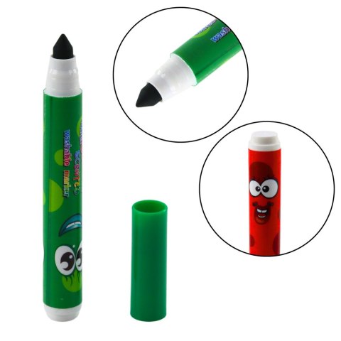 Pisaki Markery Flamastry Intensywne Kolory Pachnące 12 Szt LEAN