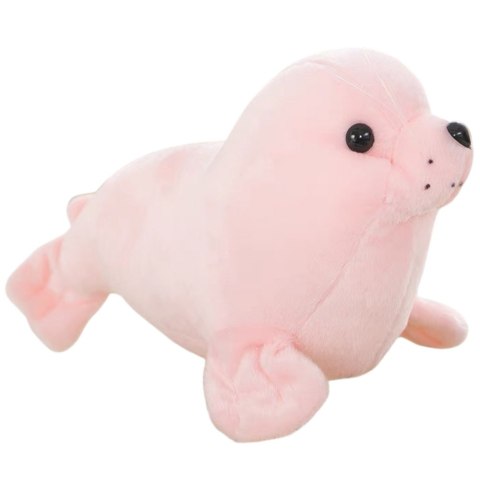 Pluszowa Foczka Pluszak Maskotka Przytulanka Różowa 24cm LEAN TOYS