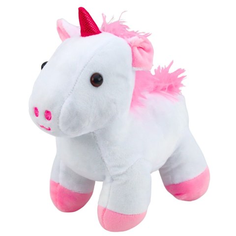 Pluszowa Maskotka Przytulanka Jednorożec W Torebce Biały 25cm LEAN Toys