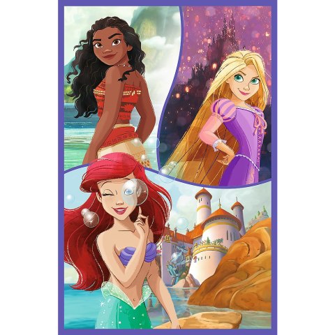 Puzzle - 3x80 - Księżniczki przyjaciółki - Disney Princess - Trefl 34884