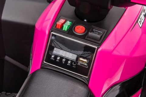 Quad Na Akumulator HL568 Różowy LEAN CARS