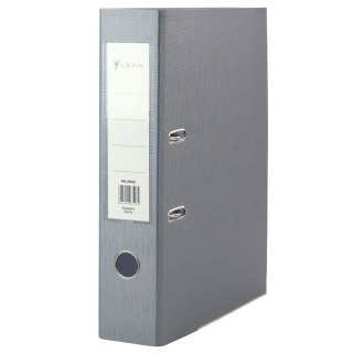 Segregator Na Dokumenty A4/80mm Okucie Mechanizm Dźwigniowy Srebrny LEAN