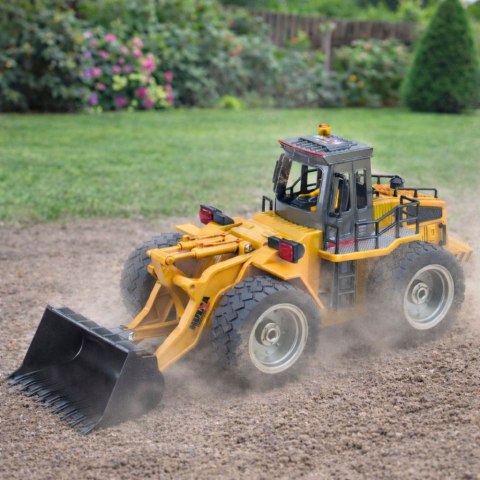 Spychacz Ładowarka Koparka Zdalnie Sterowana RC Huina 1:18 HUINA