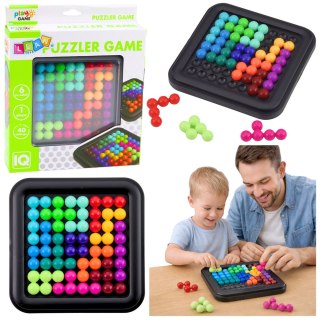 Układanka Logiczna Gra Zręcznościowa Łamigłówka Kolorowe Kuleczki