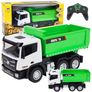 Wywrotka Ciężarówka Zdalnie Sterowana RC Huina Zielona 1:18 HUINA
