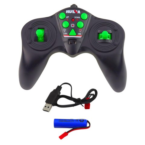 Wywrotka Ciężarówka Zdalnie Sterowana RC Huina Zielona 1:18 HUINA