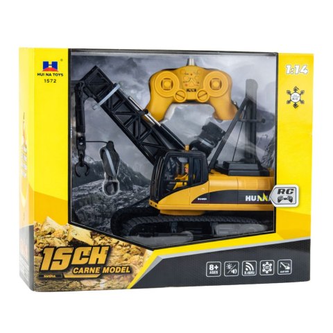 Żuraw Budowlany Z Dźwigiem Huina Zdalnie Sterowany RC 1:14 HUINA