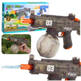 Elektryczny Karabin Pistolet Na Wodę Automatyczny Czarny Zasięg 8-9m 450 ml LEAN Toys