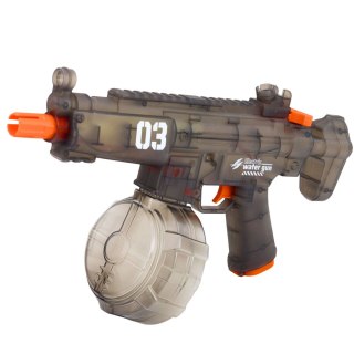 Elektryczny Karabin Pistolet Na Wodę Automatyczny Czarny Zasięg 8-9m 450 ml LEAN Toys