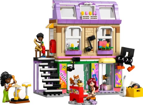 LEGO Friends 42653 - Sklep muzyczny i mieszkanie