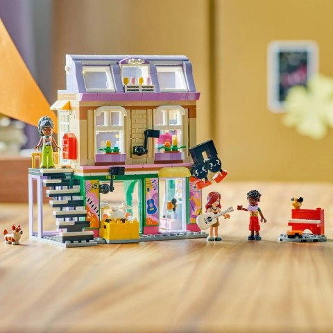 LEGO Friends 42653 - Sklep muzyczny i mieszkanie
