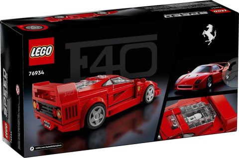 LEGO Speed Champions 76934 - Supersamochód Ferrari F40