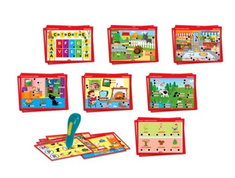 Mówiące Pióro 500 Pytań Litery i Słowa Uczę się Bawiąc Język Polski Clementoni 50780 Clementoni