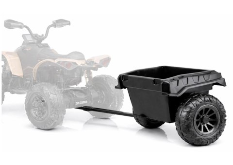 Przyczepa 5988-B Uniwersalna Do Pojazdu Na Akumulator Czarna LEAN CARS