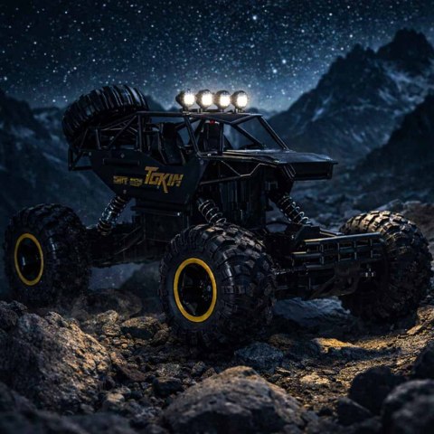 Samochód zdalnie sterowany na pilota RC Rock Crawler 1:12 4WD METAL czarny Kik Sp. z o. o. Sp. k.