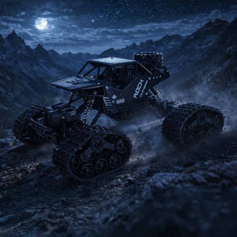 Samochód zdalnie sterowany na pilota RC Rock Crawler 4x4 LHC012 auto 2w1 czarny Kik Sp. z o. o. Sp. k.