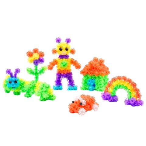 Zestaw Kreatywny DIY Klocki Rzepy Konstrukcyjne Edukacyjne 836 el. LEAN Toys