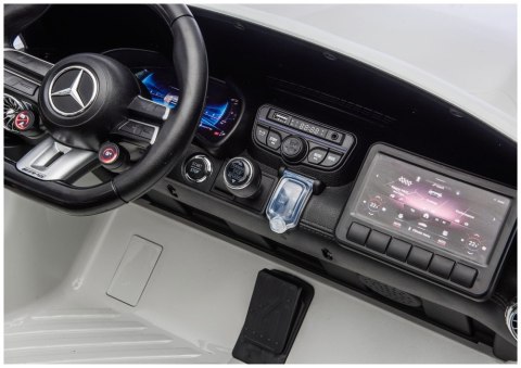 Auto Na Akumulator Mercedes GT63 AMG DK-GT63 24V LCD Biały LEAN CARS