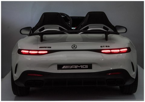Auto Na Akumulator Mercedes GT63 AMG DK-GT63 24V LCD Biały LEAN CARS