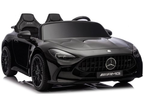 Auto Na Akumulator Mercedes GT63 AMG DK-GT63 24V LCD Cichy Silnik Czarny LEAN CARS