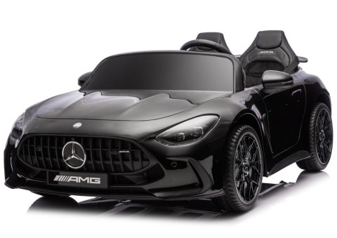 Auto Na Akumulator Mercedes GT63 AMG DK-GT63 24V LCD Cichy Silnik Czarny LEAN CARS