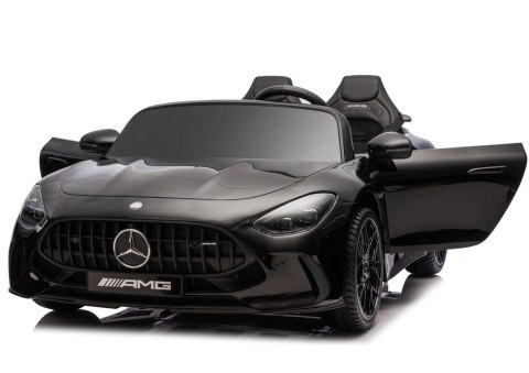 Auto Na Akumulator Mercedes GT63 AMG DK-GT63 24V LCD Cichy Silnik Czarny LEAN CARS