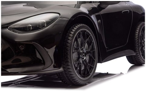 Auto Na Akumulator Mercedes GT63 AMG DK-GT63 24V LCD Cichy Silnik Czarny LEAN CARS
