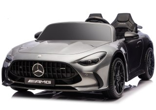 Auto Na Akumulator Mercedes GT63 AMG DK-GT63 24V LCD Cichy Silnik Szary LEAN CARS