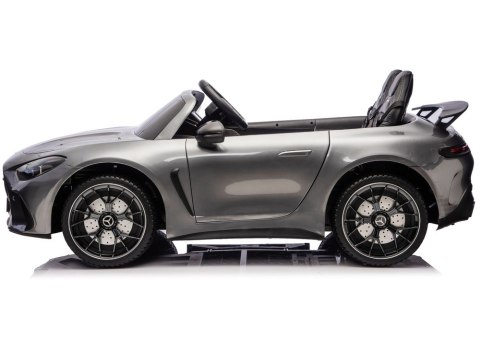 Auto Na Akumulator Mercedes GT63 AMG DK-GT63 24V LCD Cichy Silnik Szary LEAN CARS