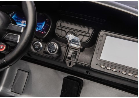 Auto Na Akumulator Mercedes GT63 AMG DK-GT63 24V LCD Cichy Silnik Szary LEAN CARS