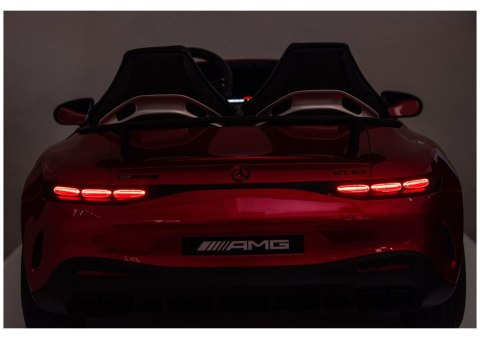 Auto Na Akumulator Mercedes GT63 AMG DK-GT63 24V LCD Czerwony Lakierowany LEAN CARS
